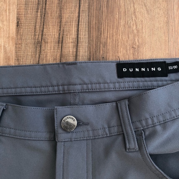 Bundle of 2 pairs of Dunning Player 5 pocket golf pants 33x34 - Picture 4 of 10